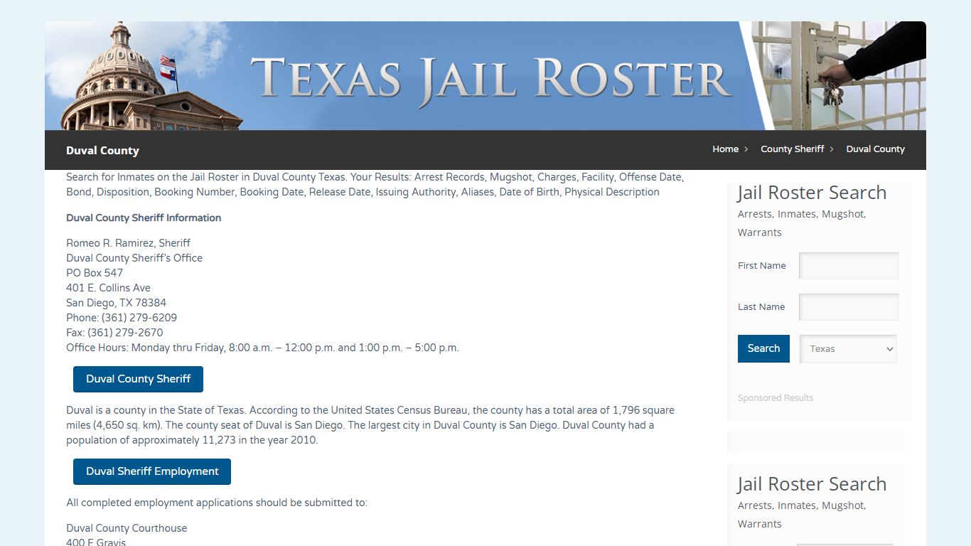 Duval County | Jail Roster Search